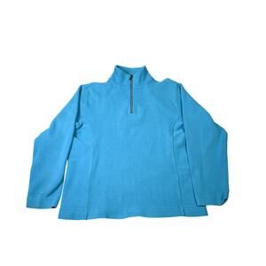 Tommy Bahama Quarter Zip Pullover Men’s M Blue Long Sleeve Sweater